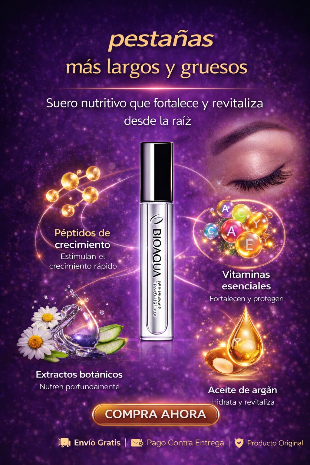 ®Bioaqua - Serum Alargador De Pestanas Bioaqua
